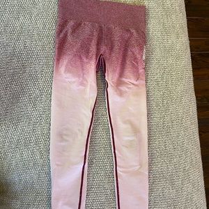 Gymshark pink ombré leggings